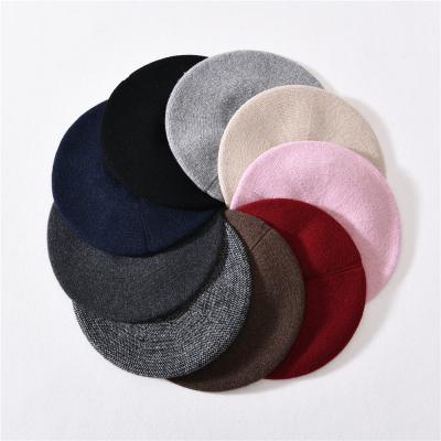 China Autumn New Fashion Trendy Wholesale Hot High Quality Warm Wool Painter Hat Women Plush French Beret for sale