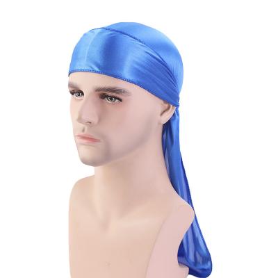 China Hot Designer Summer Multifunctional Spring Headbands And Hoods Silk Durags For Men Stretch Headwraps Silky Women for sale