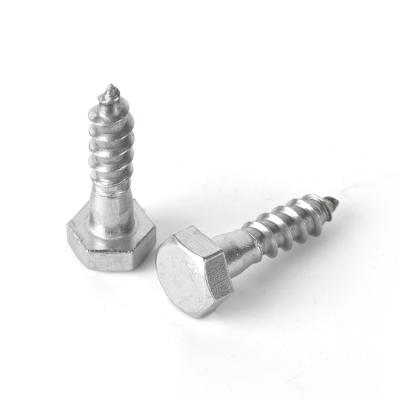 China DongJi DIN571 HEX M2 Wood Pocket Hole Wood Hex Screw Screw for sale