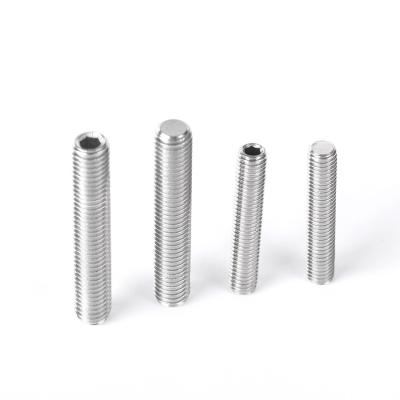 China Socket Cap Screws China Allen Screw Flat Point Oem Hexagon Head Worm Set Screw Stainless Steel Din913 M2 M3 M6 Headless Brass Hex Socket Wholesale for sale