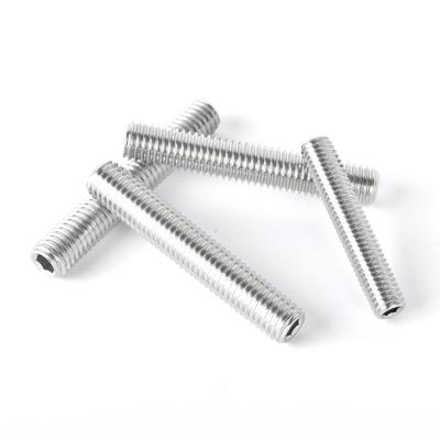 China DIN916 Set Screws DIN 916 Socket Cap Screws Allen Drive No Head Grub 316 Stainless Steel Hex Socket Set Screws for sale