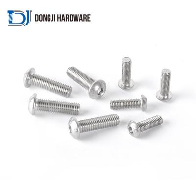 China Hot Sale iso7380 Stainless Pan Hex Screw M5 Hex Screw Hex Socket Set Screw for sale