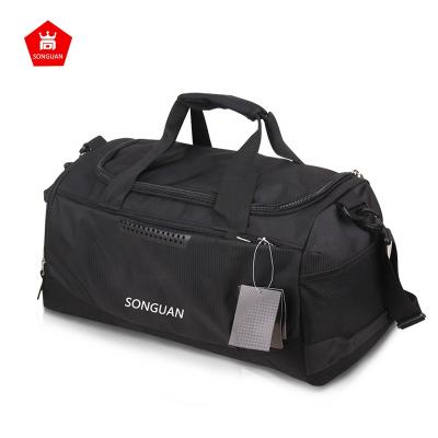 China Weight and abrasion resistant component. SG8015 Factory Logo Sport Gym Duffel Bag Custom Made With Waterproof Shoe Compartment Fitness Equipment And Accessories Organizer for sale