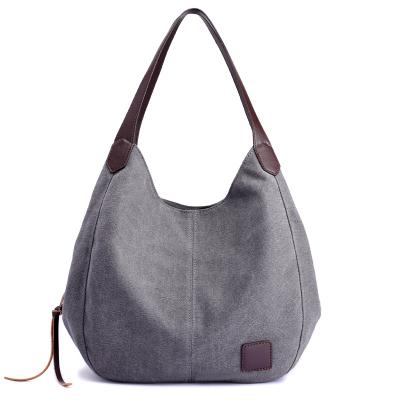 China SG21162 Water Resistant Low Price High Quality Low Price Ladies Designer Large Capacity Canvas Single Shoulder Tote Bags Casual Handbags for sale