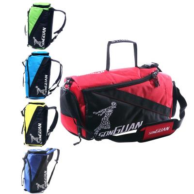 China SG8010 Wholesale Waterproof Gym Bag Sports Outdoor Waterproof Traveling Backpack With Shoe Compartment for sale