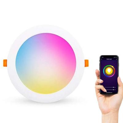 China El color de iluminación ahuecado que cambiaba 25W llevó a Downlight, 3000 lúmenes ahuecó la luz de techo, Rgbw Dimmable por teledirigido en venta