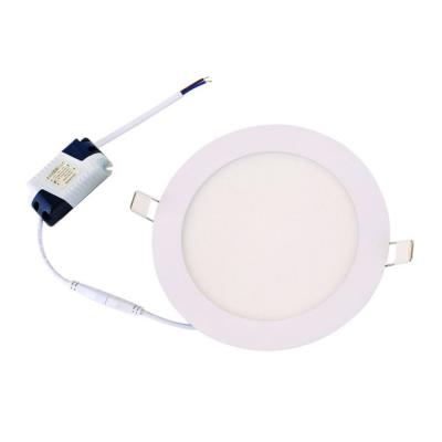 China White Frame Cover LED Round Panel Light With Aluminum and PC cover 24W/30W 5 Years Warranty Te koop