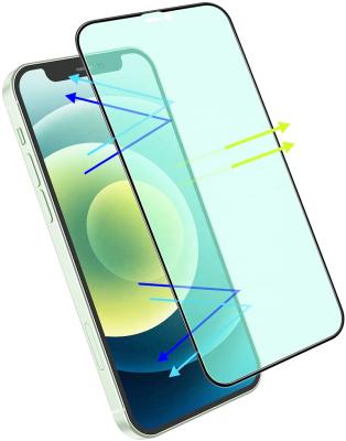 China New Technology Mobile Phone Green Light Eye Shield Screen Protector for iPhone14 pro, Full Coverage Phone Tempered Glass Film for iPhones for sale