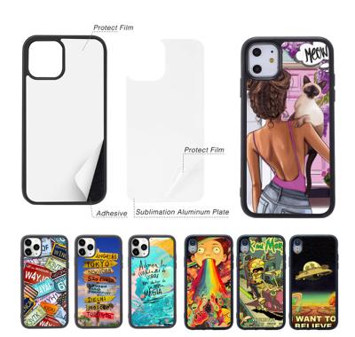 China Newest shockproof sublimation pc tpu mobile phone case blank blanks cover 2d sublimation phone cases for Iphone 13 Mini Pro Max for sale