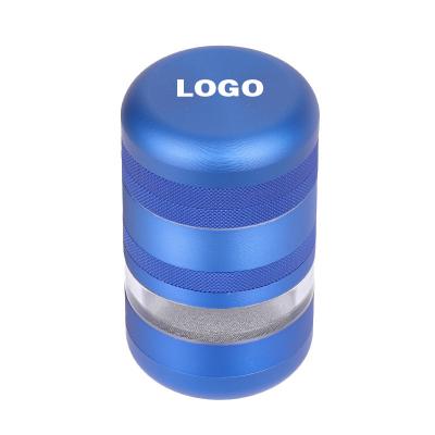 China Wholesale Metal High Quality Rukioo Aluminum Metal Herb Grinder Custom Logo Tobacco 5 Pieces for sale