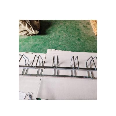 China Durable Garage Bike Rack Floor Parking Rack Zinc Plating Free Standing 5 Bicycle Rack for sale