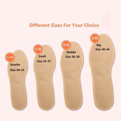 China Comfortable Disposable Self Heating Insole Safe Heater for Shoes Lasting 8-10 Hours Warm Approved for Air Travel for sale