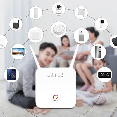 China OLAX AX6 Pro Home Router 4g Lte Unlocked Long Ringed High Power 4g Router With Sim Card Slot Cpe Indoor Wifi for sale