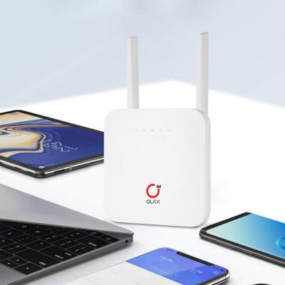 China xAX6 PRO 300mbps Outdoor Routers With 4000mah Battery Long Range Dual Sim Modem 4g Wifi Cat4 4g Universal Cpe Outdoor Router for sale