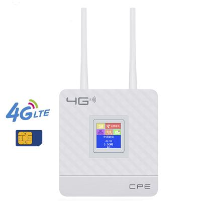 China OLAX 4g CPE Router 4g Modem Desktop Router SIM Card Lte Screen 4G WiFi Indoor Home Indoor Wireless Router for sale