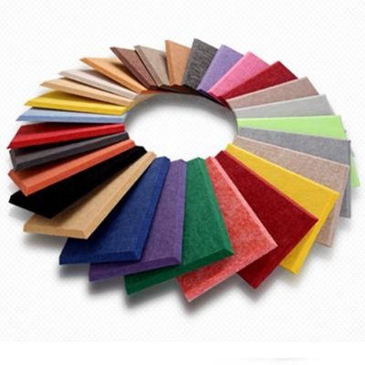 China Modern Sound Absorbent Recycled Pet Acoustic Felt Panel for sale