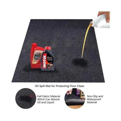 China Polyester Motorcycle Mat Garage Workshop Flooring Rug for sale