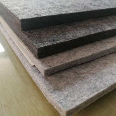 China Anti-pull 5mm 8mm needle punched polyester nonwoven felt thermoforming pet felt fabric for storage furniture for sale