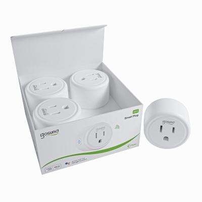 China Fans Hot Amazon Sales Gosund USA Wifi Socket Tuya Smart Plug Life Google Standard Smart Home Life Alexa Mini Alexa Mini Plug 4Pcs/Set for sale