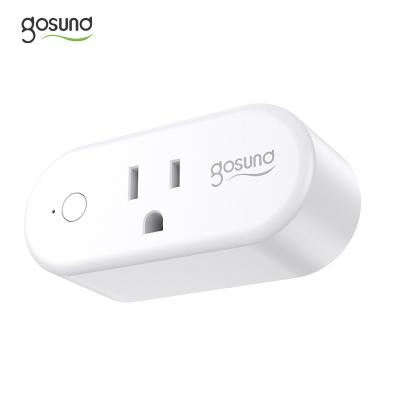 China Gosund Tuya 15A USA Commercial Standard By App Support Wifi And Voice Control Smart Socket With FCC Certification for sale