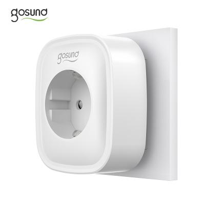 China Convenient Type Socket 16A Socket Housing Tuya App Wifi Socket Support Alexa Tuya Tmall Genie Voice Smart Security EU Control for sale