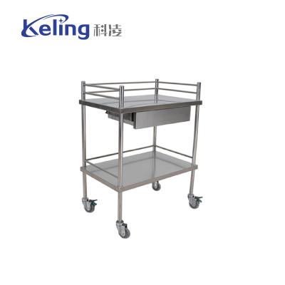 Cina KL-TC031 1-2 	Carrello 900mm del condimento medico del carrello di acciaio inossidabile in vendita