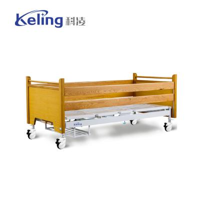 Cina letto di 2140x1020x400mm Homecare con il portascarpe, letti di ospedale manuali per cure domiciliari in vendita