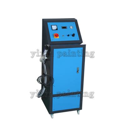 China Blue Portable Electrostatic Flocking Machine , Electrostatic Flocking Equipment for sale