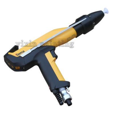 China Flexible Gema Manual Powder Gun , Small Portable Powder Coating Gun for sale