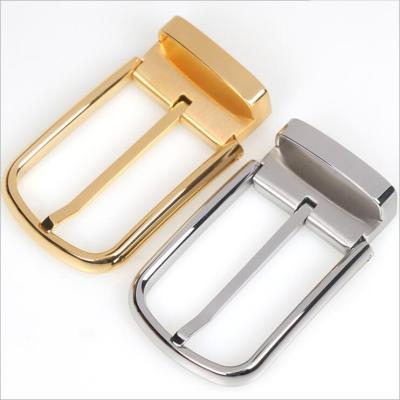 China Pin Buckle Belt Buckle Brushed Leather Craft Hardware Pin Buckle Stainless Steel In Stock Retail for sale