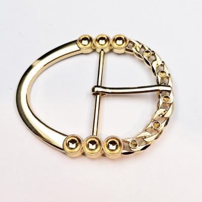 China Durable Factory Wholesale Women Pin Buckle Custom Lady Various Class Guangdong Gold Functional Belt Buckle for sale