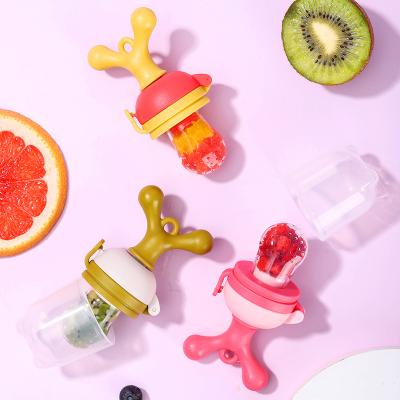 China 2021 Baby Bite Music Fruits and Vegetables Baby Teether Baby Nipple Fruit Feeder BPA Free New for sale