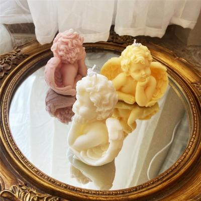 China Viable Handcraft Silicone Angel Wings Mold Candle Molds for sale