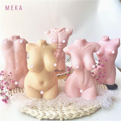 China Maker Supply Woman Large Disposable Candle Molds Body Mold for sale