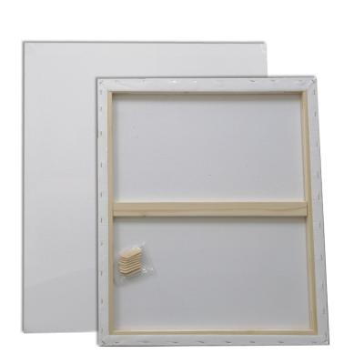 China Wholesale Non-Toxic White Stretched Canvas To Paint For Artist for sale