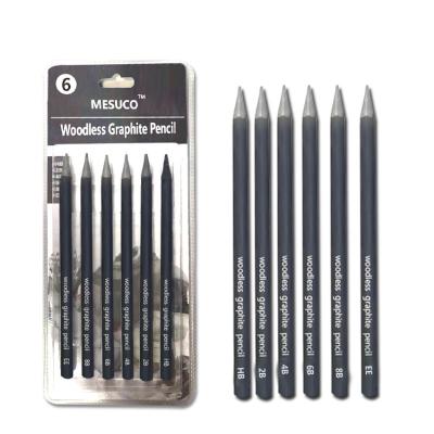 China Art Tool woodless graphite drawing pencil set woodless charcoal pencil set for sale