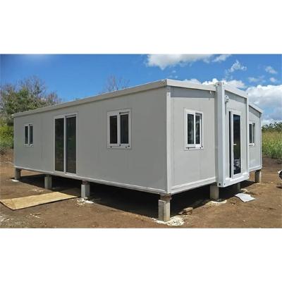 China Contemporary Luxury 20ft Shipping Expandable Container Homes Prefab Container House With Convenient Ship And Loading for sale