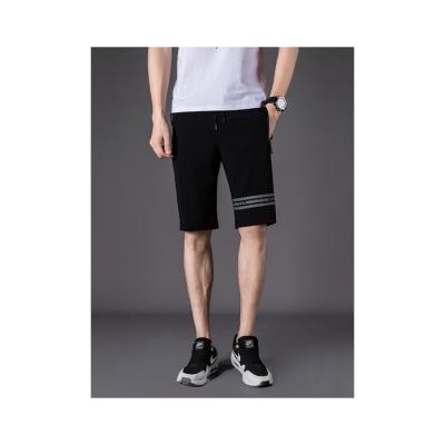 China Wholesale Anti-Wrinkle Comfortable Polyester Sweated Stretched Black Gym Shorts For Men for sale