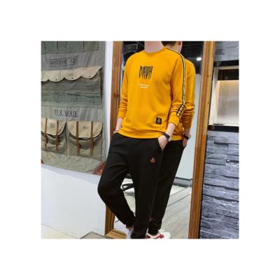 China Autumn Sports Casual Men Spring Pullover Sweatshirt Anti Shrink Hoodies And Joggers for sale