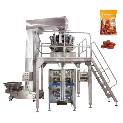 China Full Automatic Food Vertical Automatic Fruit Packaging Machine Snack Dates Dry Packing Machine for sale