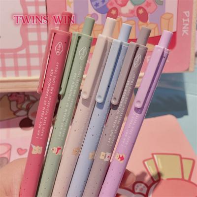 China small normal cute simple cool kawaii gel pen neutral morandi pen journal supplies 2644 for sale