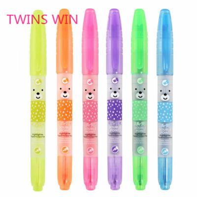 China 2019-2020 promotional waterproof plastic pen set021 low price school student cartoon stationery gift color marker fruit perfume custom top sale office school watercolor pen for sale