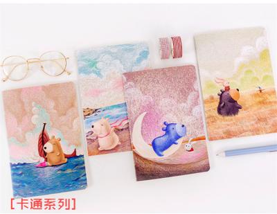 China 2021 high quality dairy kawaii notebook A5 cute animal paper notebook animal notebook 2628 for sale