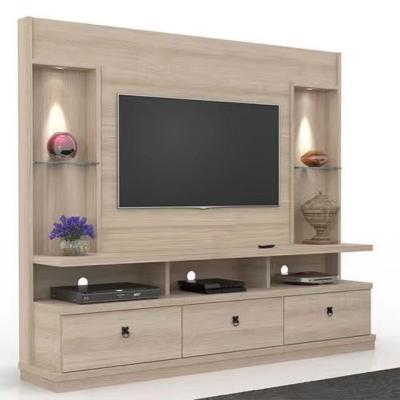 China HZ Modern Simple Modern Living Room Furniture Modular Customized Wood TV Cabinet for sale