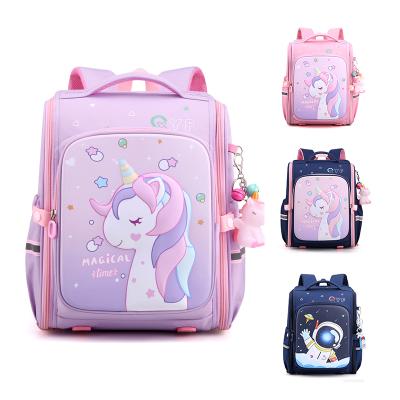 China 3D Unicorn EVA Kids Waterproof Wholesale Custom Large Capacity Space Kindergarten Backpack Cute Schoolbag For Primary School Students for sale