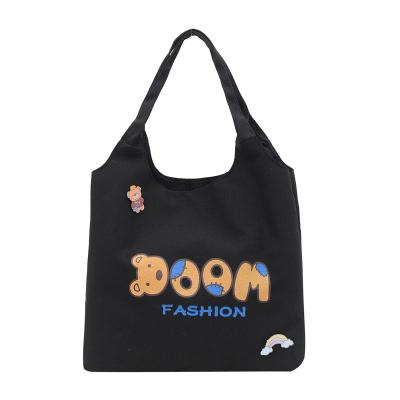 China Wholesale Handled Shopping Bags For Cheap Price Custom Printed Reusable And Environmentally Friendly Canvas Tote Bags for sale