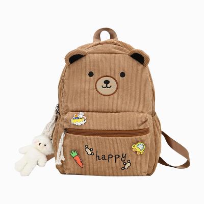 China 2021 Korean Embroidered High School Backpack Korean Embroidered Small Wind School Bag 2021 Small Edition Leisure Large-capacity Backpack for sale