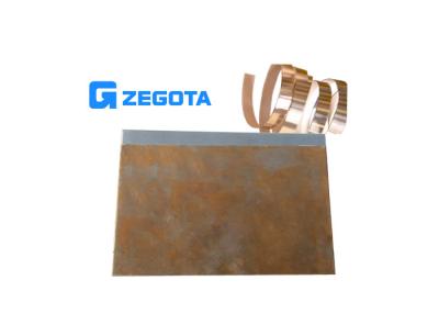 China 0.04-4.0mm Thickness Nickel Clad Copper Sheet 400-550 MPa Tensile Strength for sale