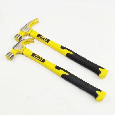 China Fiber Plastic Handmade High Quality Handle Custom Claw Hammer for sale