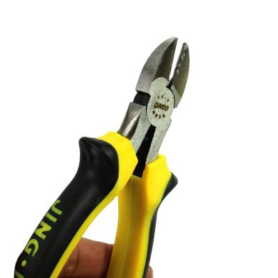 China Hand-cutting steel pliers with diagonal jaws for sale